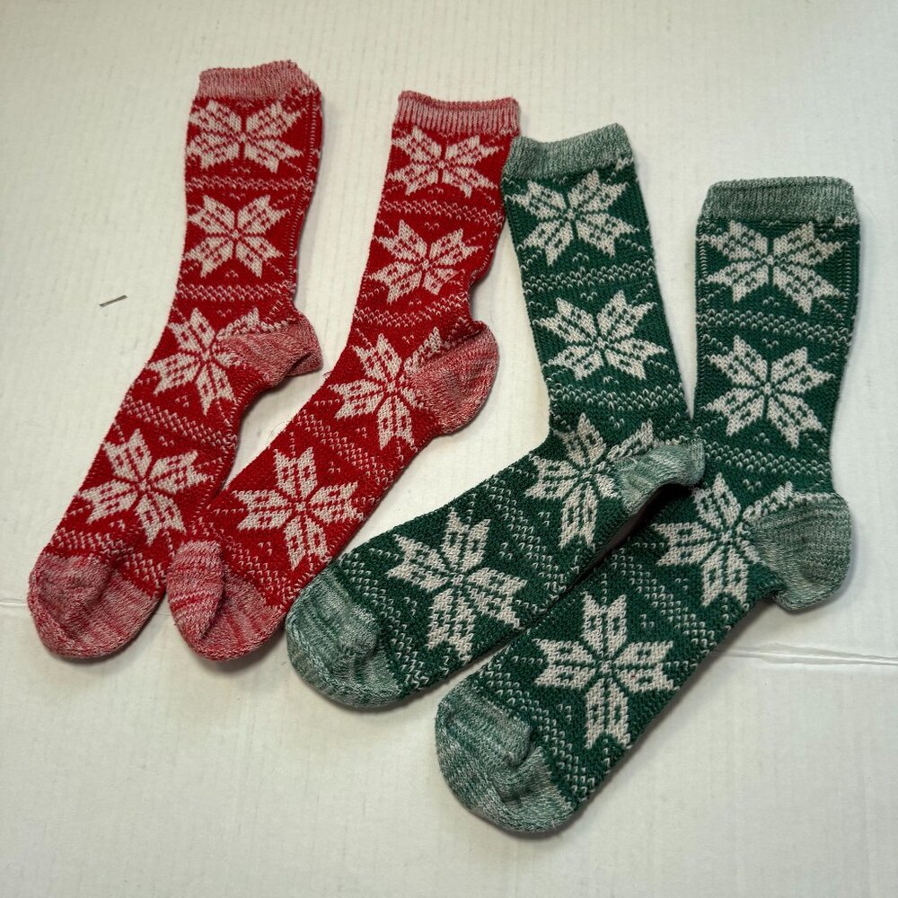 Snowflake Patterned Socks